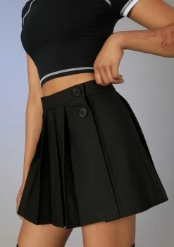 Poster Grl International Flights Pleated Skirt