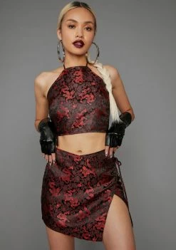 Poster Grl Clout Games Wrap Skirt