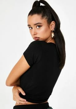 Poster Grl Tops I'm Bored Graphic Tee