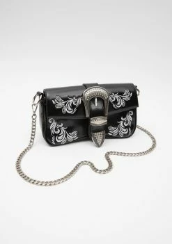 Poster Grl Bandit Business Embroidered Chain Bag Bags & Wallets