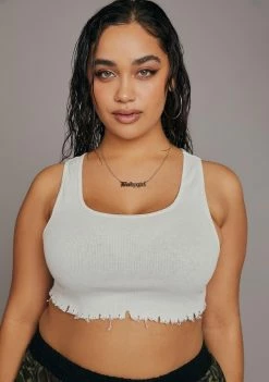 Poster Grl Plus Icy No Regulations Crop Tank