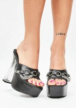 Poster Grl Send Ur Location Chained Mules Heels