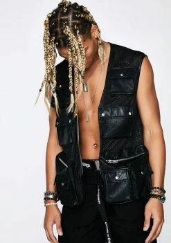 Poster Grl Outerwear Basic Drillz Utility Vest