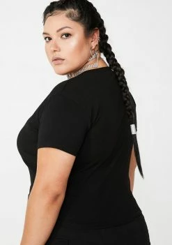 Poster Grl Miss Blunt Brat Graphic Tee Tops