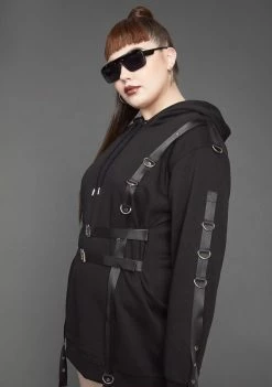 Poster Grl Plus Came To Slay Harness Hoodie Tops