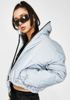 Poster Grl Future Finesse Reflective Jacket Outerwear
