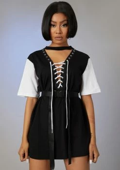 Poster Grl Stay The Night T-Shirt Dress Dresses