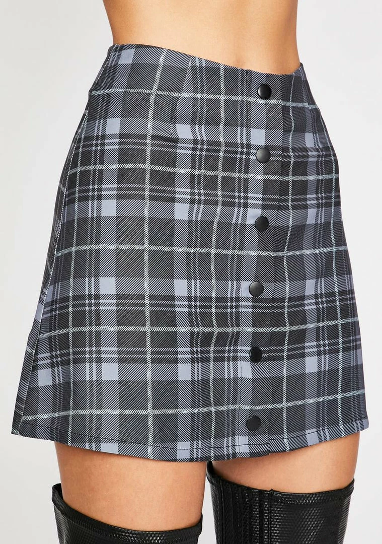 Poster Grl Back In Session Plaid Skirt Bottoms 1 Poster Grl Back In Session Plaid Skirt Bottoms