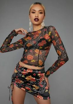 Poster Grl Tops Honest Confessions Mesh Top