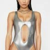 Poster Grl Champions Metallic One-Piece Swimsuit