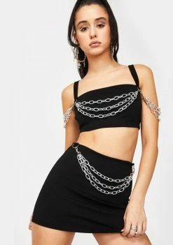 Poster Grl Bottoms Thicc As Thieves Chain Skirt