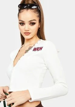 Poster Grl Baddie For Life Crop Tee Tops