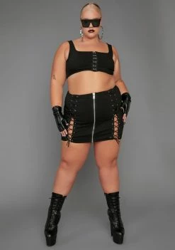 Poster Grl Now Hold That Pose Skirt Set