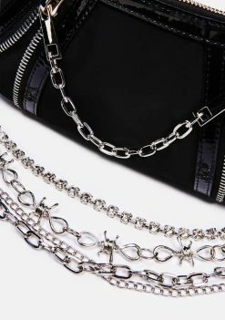 Poster Grl Bags & Wallets Don't Touch Chain Shoulder Bag