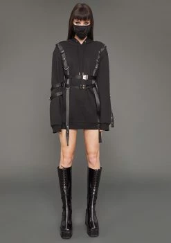 Poster Grl Tops Came To Slay Harness Hoodie