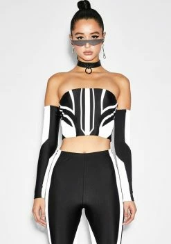 Poster Grl Tops Drip Demeanor Reflective Top