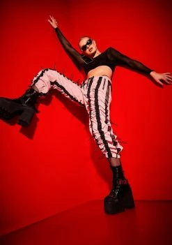 Poster Grl Love On The Line Bungee Cord Jogger Pants