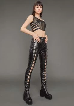 Poster Grl Take A Hint Buckle Pants Bottoms