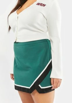 Poster Grl Plus Teal Head Captain Mini Skirt Bottoms
