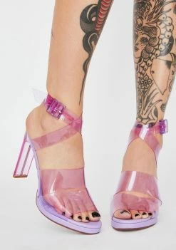 Poster Grl Pretty Lil Liar Clear Heels 9 Poster Grl Pretty Lil Liar Clear Heels