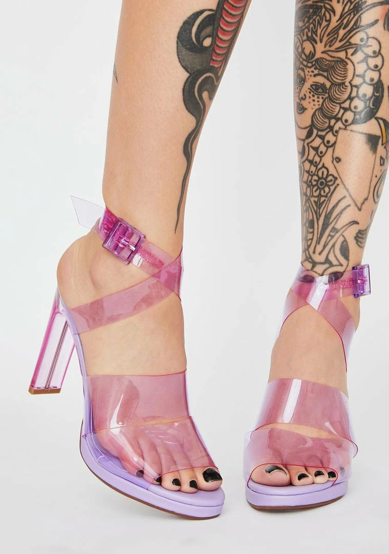 Poster Grl Pretty Lil Liar Clear Heels 5 Poster Grl Pretty Lil Liar Clear Heels