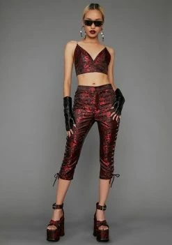 Poster Grl Clout Games Pedal Pusher Pants Bottoms