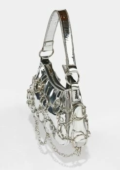 Poster Grl Bags & Wallets Chrome Check Yourself Shoulder Bag