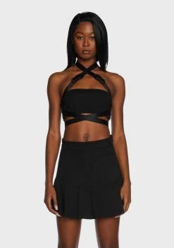 Poster Grl Watch Yo Man Buckle Top Tube Top