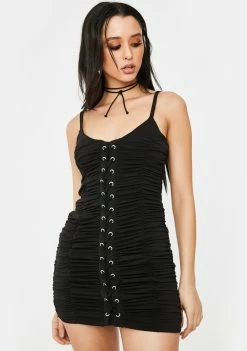 Poster Grl For The Gram Lace Up Dress Dresses