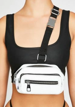 Poster Grl Bags & Wallets Fame Game Reflective Fanny Pack