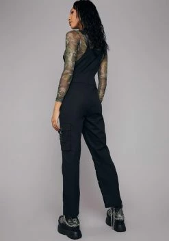 Poster Grl Girls Like Girls Twill Jumpsuit