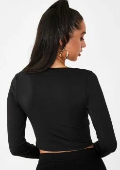 Poster Grl Say Wut Crop Top Tops