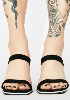 Poster Grl Where's My Check Pierced Heels 6 Poster Grl Where's My Check Pierced Heels