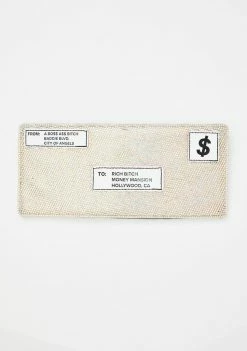 Poster Grl Trophy Wife Rhinestone Clutch Bags & Wallets