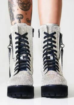 Poster Grl Combat Boots Billionaire Bling Boot 6 Poster Grl Combat Boots Billionaire Bling Boot