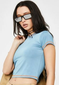Poster Grl Chill It's Called Clout Crop Top Tops