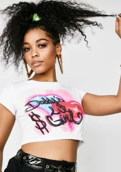 Poster Grl Be Your Sugarbaby Crop Top Tops