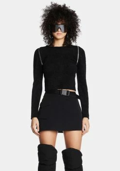 Poster Grl Knit Cardigans Bold Flaunt Knit Sweater