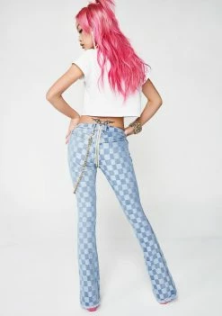 Poster Grl Workin' It Denim Bells