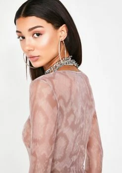 Poster Grl Serpent Sinna Mesh Bodysuit