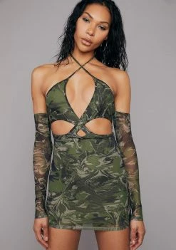 Poster Grl Dresses I'm A Catch Cutout Mini Dress