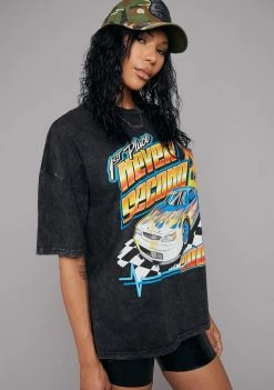 Poster Grl Graphic T-Shirt Rev Your Engine Graphic Tee