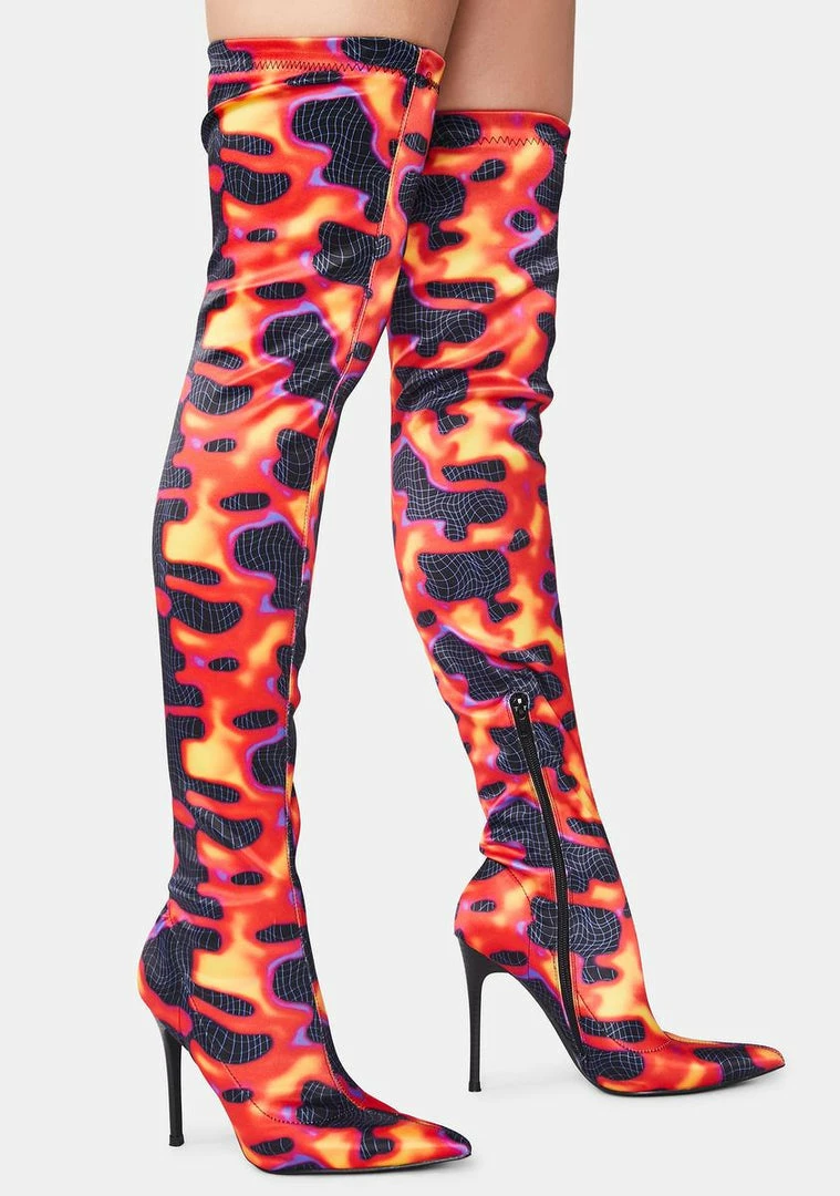 Poster Grl Boots & Booties Heatin' Up Thigh High Boots 4 Poster Grl Boots & Booties Heatin' Up Thigh High Boots