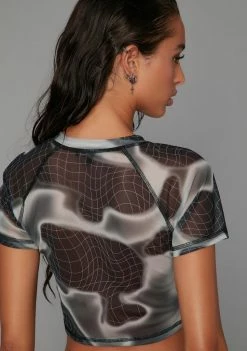 Poster Grl Back On Top Mesh Tee