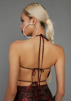 Poster Grl Clout Games Halter Tank Tops