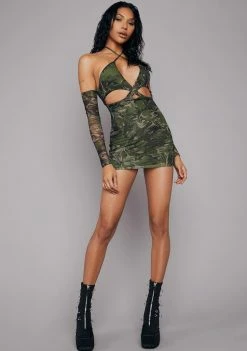 Poster Grl Dresses I'm A Catch Cutout Mini Dress