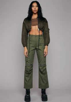 Poster Grl Varsity Player Canvas Cargo Pants