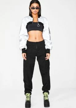 Poster Grl Outerwear Feelin' Icy Reflective Bomber
