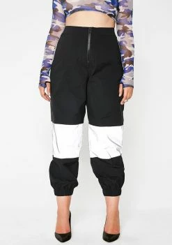 Poster Grl See Me Shining Reflective Pants Bottoms