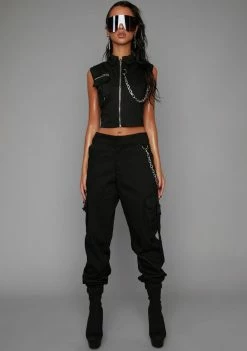 Poster Grl Make It Work Military Top